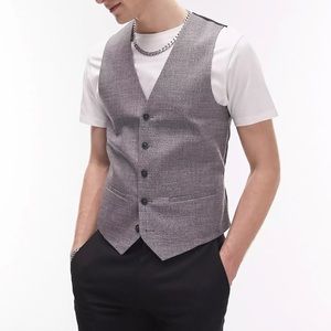 NWOT Topman Suit Vest